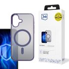 Puzdro na Apple iPhone 16 Plus - 3mk Frosty MagCase Purple