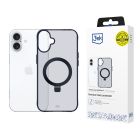 Puzdro na Apple iPhone 16 Plus - 3mk Smoke Case Mag&Stand
