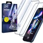 2x tempered glass with applicator for Apple iPhone 16 Pro/ 17 - 3mk HARDY® Hardura 9H™