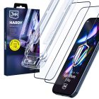 2x tempered glass with applicator for Apple iPhone 17 Pro - 3mk HARDY® Hardura 9H™