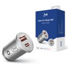 Autonabíjačka PD QC PPS USB-C USB-A 3mk Hyper Car Charger 30W