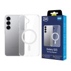 Pancierne etui s MagSafe na Samsung Galaxy S25 - 3mk EverClear MagCase