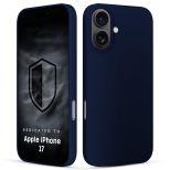 Silikónové puzdro pre Apple iPhone 17 - 3mk HARDY® Mellow Case™ Dark Blue