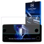 Matná ochranná fólia na displej navigácie pre Skoda Kamiq Bolero 2024- – 3mk TechWrap Matte™ Center Display