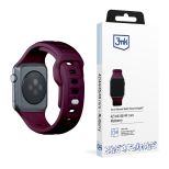 Remienok na Apple Watch 42/44/45/46/49 mm Mulberry (big) - 3mk Silicone Watch Strap