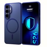 Dymové puzdro s MagSafe pre Samsung Galaxy S26 – 3mk HARDY® Hazy MagCase™ Blue