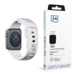 Remienok na Apple Watch 38/40/41/42 mm White (small) - 3mk Silicone Watch Strap