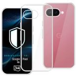 Przezroczyste etui na Google Pixel 9A – 3mk HARDY® Vision Case™