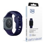 Remienok na Apple Watch 42/44/45/46/49 mm Ocean Blue (big) - 3mk Silicone Watch Strap