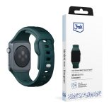 Remienok na Apple Watch 38/40/41/42 mm Evergreen (small) - 3mk Silicone Watch Strap