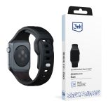 Remienok na Apple Watch 38/40/41/42 mm Black (small) - 3mk Silicone Watch Strap