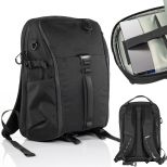 Batoh na laptop 16" 3mk HARDY® 360™ Fabric s ochranou 360° AST™ – biznisový, cestovný, clamshell