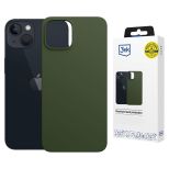Puzdrá silikonové s MagSafe na Apple iPhone 15 Plus - 3mk HARDY® Mellow MagCase™ Alpine Green