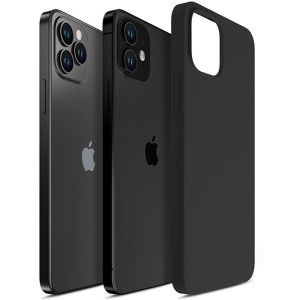 Silikónové puzdro pre Apple iPhone 12 - 3mk HARDY® Mellow Case™ Black