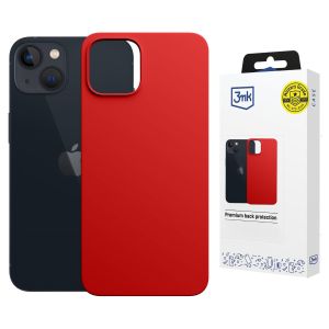 Silikónové puzdro s MagSafe pre Apple iPhone 14 Plus - 3mk HARDY® Mellow MagCase™ Red