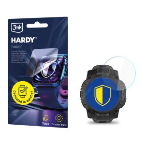 Hybrid glass for smartwatch Garmin Instinct 3 Tactical Edition 50mm - 3mk HARDY® Fusion Watch Protection™
