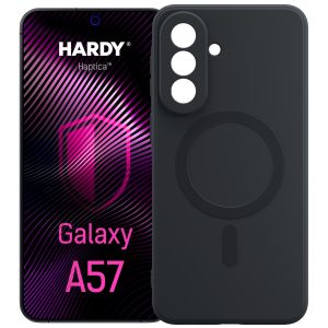 Elastické puzdro s MagSafe na Samsung Galaxy A57 - 3mk HARDY® Haptica MagCase™