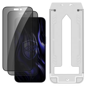 2x Ochranné sklo s aplikátorom na Apple iPhone 14 Pro Max - 3mk Hardy Privzone 9H