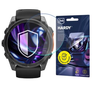 Hybrid glass for smartwatch Garmin Fenix 8 Pro 51mm (Amoled, MicroLED) - 3mk HARDY® Fusion Watch Protection™