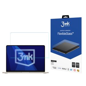 Netříštivé hybridné sklo na Apple MacBook Air 13,6" M2/M3/M4 - 3mk FlexibleGlass
