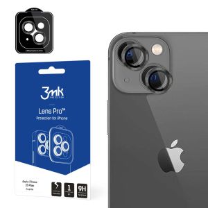Tvrdené sklo na objektív fotoaparátu pre Apple iPhone 15 Plus - 3mk Lens Protection Pro Graphite