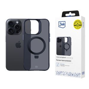 Puzdro na Apple iPhone 16 Pro - 3mk Smoke Case Mag&Stand