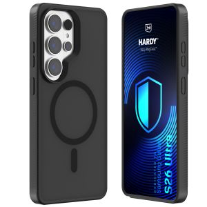 Dymové puzdro s MagSafe pre Samsung Galaxy S26 Ultra – 3mk HARDY® Hazy MagCase™ Black