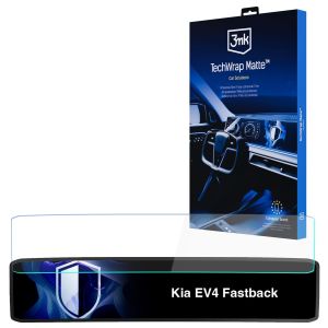 Matná ochranná fólia na displej navigácie pre Kia EV4 Fastback 2025- – 3mk TechWrap Matte™ Center Display