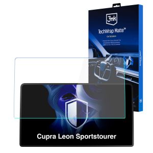 Matná ochranná fólia na displej navigácie pre Cupra Leon Sportstourer 2024- – 3mk TechWrap Matte™ Center Display