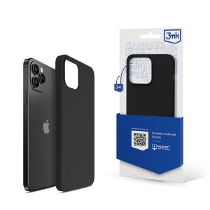 Puzdro na Apple iPhone 12 Pro Max - 3mk Silicone Case Black