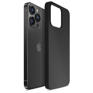 Silikónové puzdro pre Apple iPhone 13 Pro Max - 3mk HARDY® Mellow Case™ Black