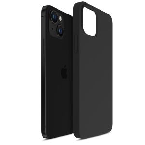 Silikónové puzdro pre Apple iPhone 14 - 3mk HARDY® Mellow Case™ Black