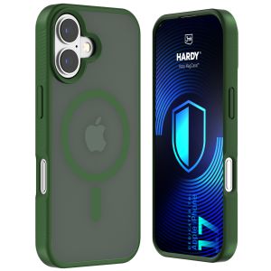 Dymové puzdro s MagSafe pre Apple iPhone 17 – 3mk HARDY® Hazy MagCase™ Green