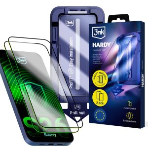 2x tempered glass with applicator for Samsung Galaxy S26 - 3mk HARDY® Hardura 9H™