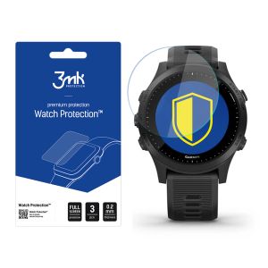 Ochranné sklo na displej smart hodinek Garmin Forerunner 945 - 3mk Watch Protection