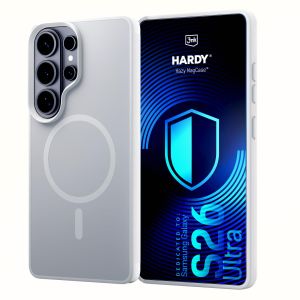 Dymové puzdro s MagSafe pre Samsung Galaxy S26 Ultra – 3mk HARDY® Hazy MagCase™ White