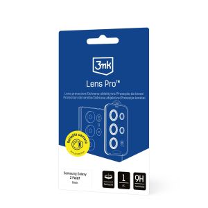 Tvrdené sklo na objektív fotoaparátu pre Samsung Galaxy Z Fold 7 - 3mk Lens Protection Pro Black