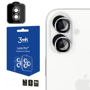 Sú tvrdené sklo na objektív fotoaparátu pre Apple iPhone 17 - 3mk Lens Protection Pro Silver