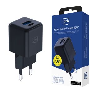 Nabíjačka 3mk Hyper GaN Charger 20W QC4+ PD PPS USB-C USB-A