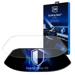 Matná ochranná fólia na displej prístrojového štítu pre Skoda Elroq RS - 3mk TechWrap Matte Cluster™