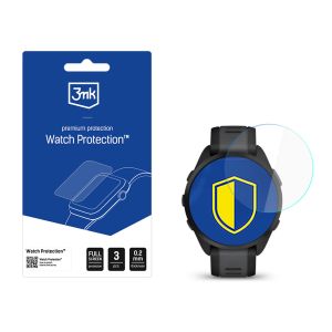 Ochranné sklo na displej smart hodinek Garmin Forerunner 165/ 165 Music - 3mk Watch Protection