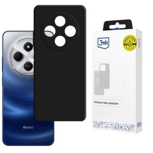 Trendy silikonové puzdro na Redmi 14C / Redmi A4 5G - 3mk HARDY® Mellow Case™ Black