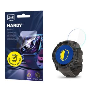 Hybrid glass for smartwatch Garmin Instinct 3 50mm (Amoled, Solar) - 3mk HARDY® Fusion Watch Protection™