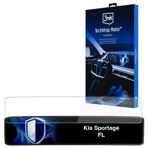 Matná ochranná fólia na displej navigácie pre Kia Sportage FL 2025- – 3mk TechWrap Matte™ Center Display