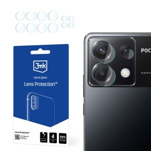 Sklo na objektív fotoaparátu pre Poco X6 5G - 3mk Lens Protection