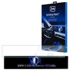 Matná ochranná fólia na displej navigácie pre BMW 3 G20 FL Sensor 2022-26 – 3mk TechWrap Matte™ Center Display