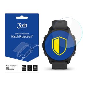 Ochranné sklo na displej smart hodinek Garmin Forerunner 955 - 3mk Watch Protection