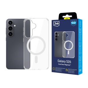 Pancierne etui s MagSafe na Samsung Galaxy S26+ - 3mk EverClear MagCase