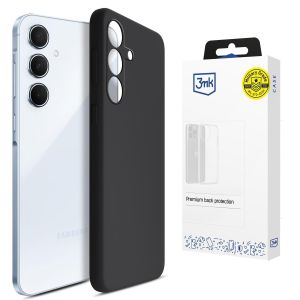 Silikónové puzdro pre Samsung Galaxy A55 5G - 3mk HARDY® Mellow Case™ Black