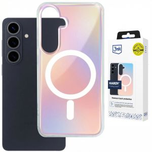 Holografické puzdro s MagSafe pre Samsung Galaxy S26+ - 3mk HARDY® PrisMag Case™